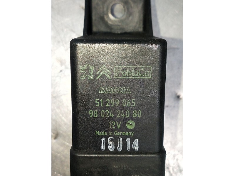 Recambio de caja precalentamiento para citroën berlingo furgoneta/monovolumen (b9) 1.6 hdi / bluehdi 75 referencia OEM IAM 98024