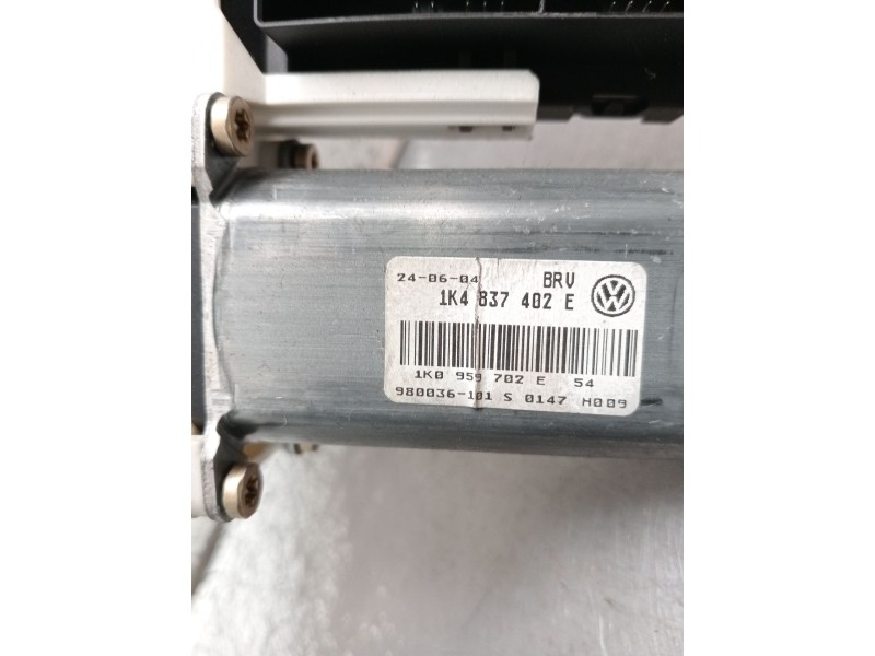 Recambio de elevalunas delantero derecho para volkswagen golf v berlina (1k1) referencia OEM IAM 1K4837402E 1K0959792C 5P 2003