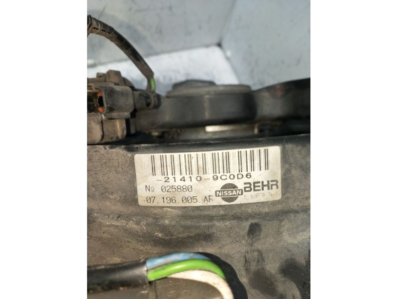 Recambio de electroventilador para nissan serena (c23) 2.3 d referencia OEM IAM 214109C0D6 025880 1992
