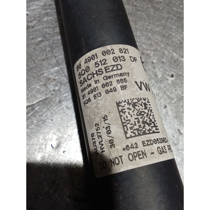 Recambio de amortiguador trasero izquierdo para audi a3 sportback (8va) ambiente referencia OEM IAM   