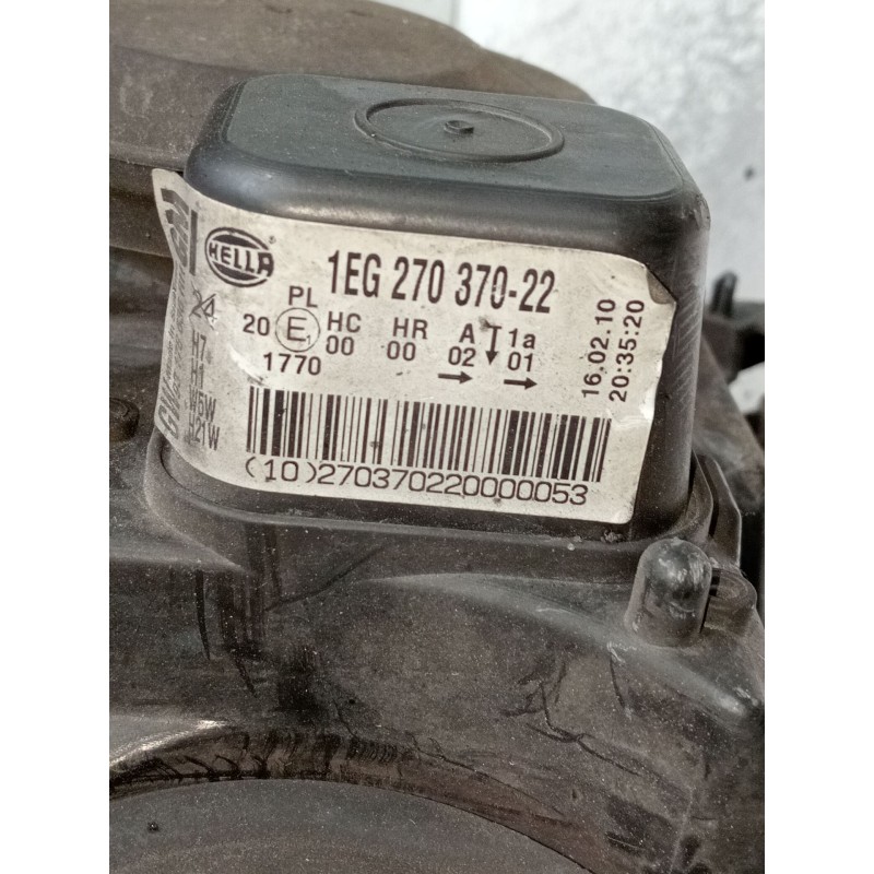 Recambio de faro derecho para opel astra h (a04) 1.7 cdti (l48) referencia OEM IAM 1EG27037022 93178636RH 2005