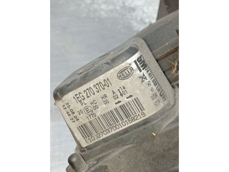 Recambio de faro izquierdo para opel astra h (a04) 1.7 cdti (l48) referencia OEM IAM 1EG27037001 24451032LH 
