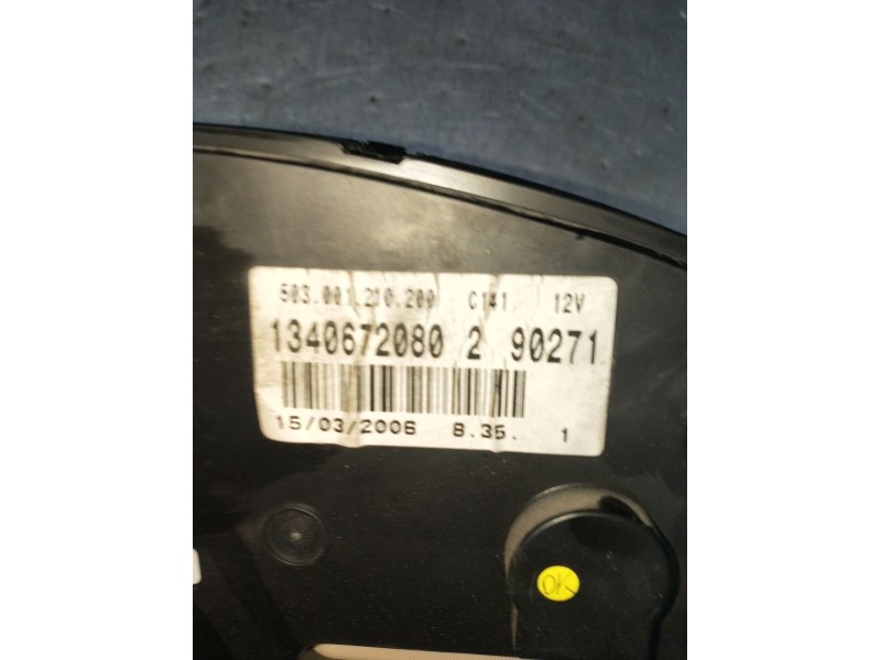 Recambio de cuadro instrumentos para citroën jumper iii caja/chasis 2.2 hdi 120 referencia OEM IAM 1340672080 503001210200 2006