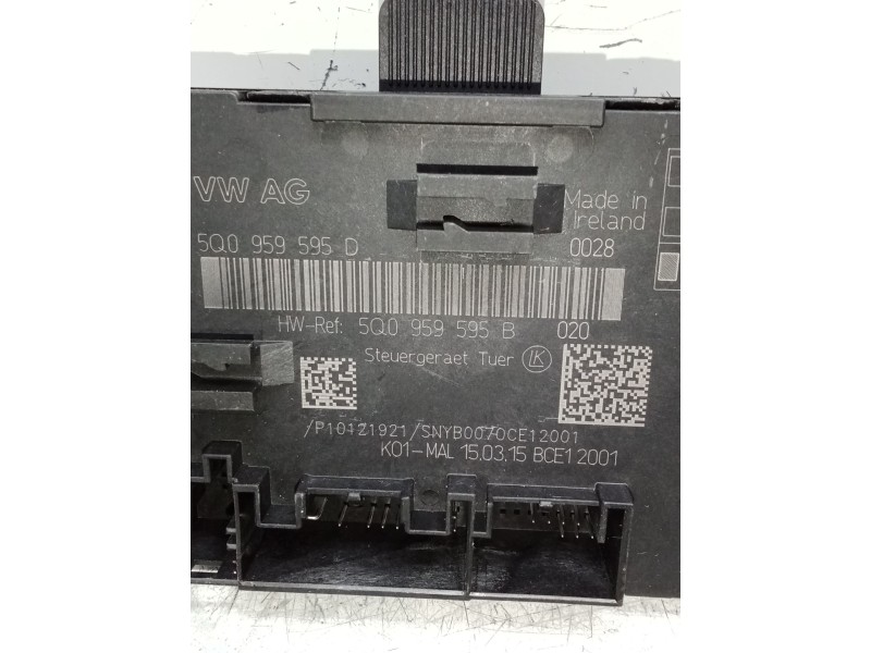 Recambio de modulo electronico para audi a3 sportback (8va) ambiente referencia OEM IAM 5Q0959595D 5Q0959595B 