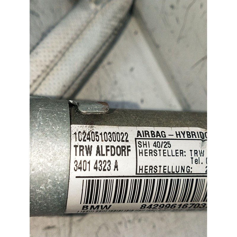 Recambio de airbag cortina delantero derecho para bmw 1 coupé (e82) 123 d referencia OEM IAM 1024051030022  2007
