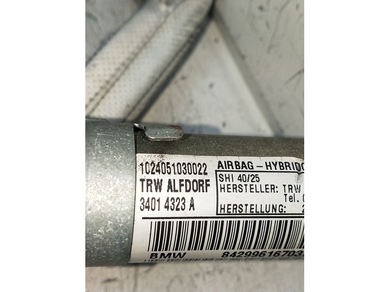 Recambio de airbag cortina delantero derecho para bmw 1 coupé (e82) 123 d referencia OEM IAM 1024051030022  2007