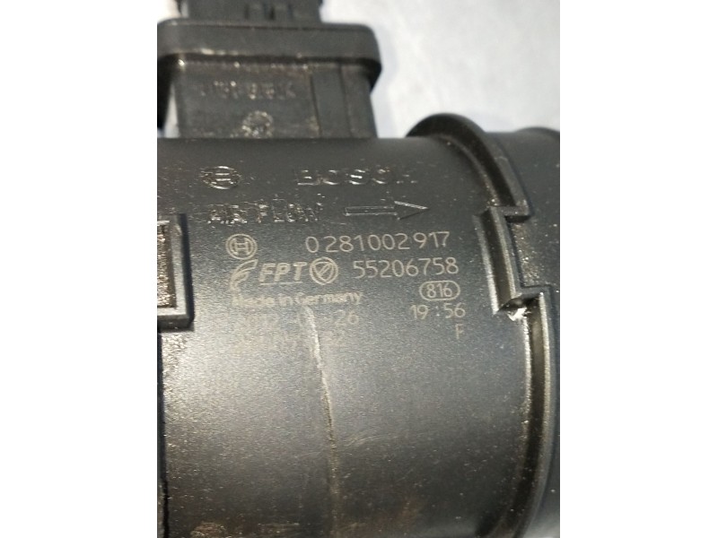 Recambio de caudalimetro para fiat doblo cargo (263_) 1.3 d multijet referencia OEM IAM 0281002917 55206758 2010