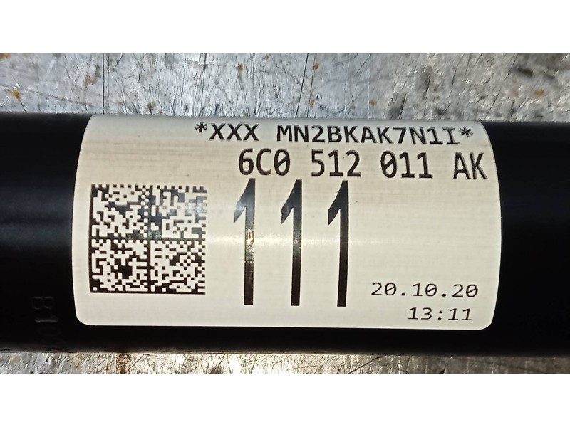 Recambio de amortiguador trasero derecho para skoda fabia 1.0 tsi referencia OEM IAM 6C0512011AK  