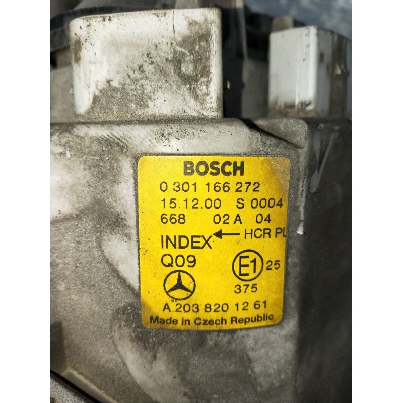 Recambio de faro derecho para mercedes-benz clase c (w203) c 220 cdi (203.006) referencia OEM IAM 1307329072 0301166271 XENON 20
