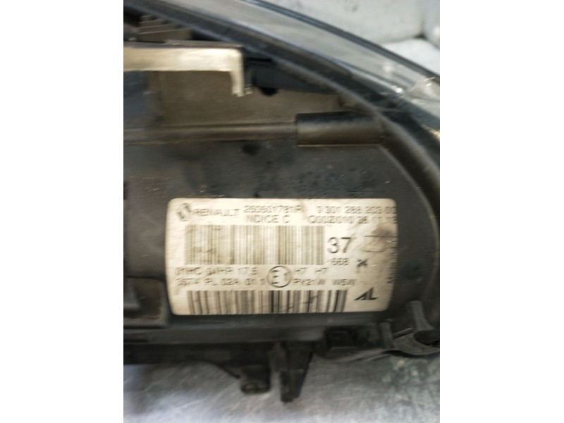 Recambio de faro izquierdo para renault megane iii hatchback (bz0/1_, b3_) 1.5 dci (bz09, bz0d, bz1w, bz29, bz14) referencia OEM