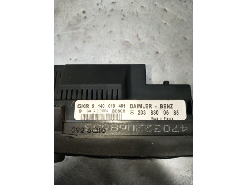 Recambio de mando calefaccion / aire acondicionado para mercedes-benz clase c (w203) c 220 cdi (203.006) referencia OEM IAM 2038
