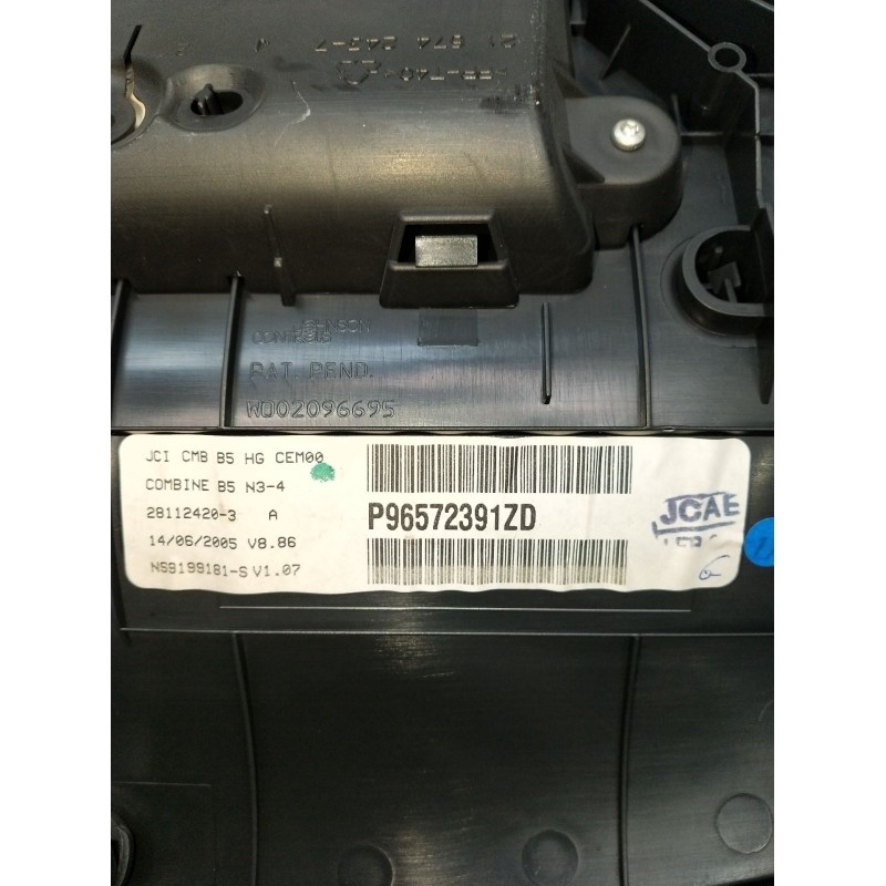 Recambio de cuadro instrumentos para citroën c4 coupé (la_) 1.6 16v referencia OEM IAM P96572391ZD 281124203 2004