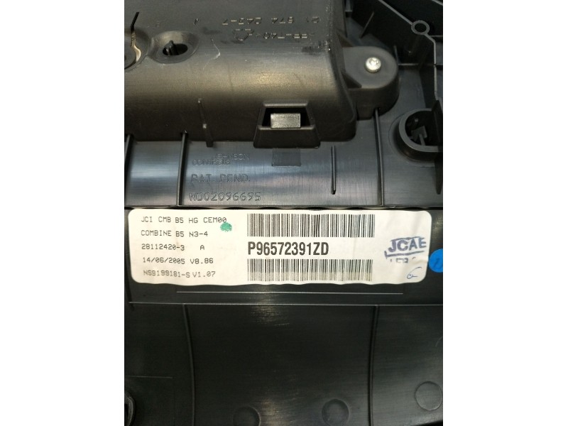Recambio de cuadro instrumentos para citroën c4 coupé (la_) 1.6 16v referencia OEM IAM P96572391ZD 281124203 2004