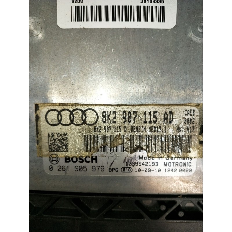 Recambio de centralita motor uce para audi a5 coupe (8t) 2.0 tfsi (155kw) referencia OEM IAM 0261S05979 8K2907115AD 1039S42193 2