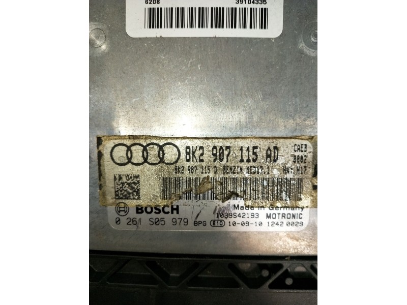 Recambio de centralita motor uce para audi a5 coupe (8t) 2.0 tfsi (155kw) referencia OEM IAM 0261S05979 8K2907115AD 1039S42193 2