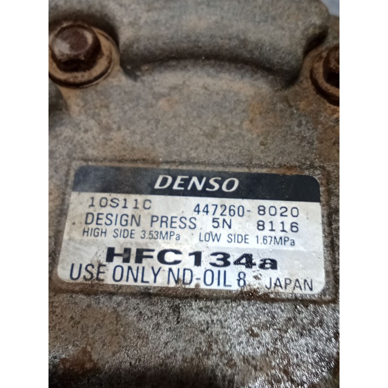 Recambio de compresor aire acondicionado para toyota hilux vii pick-up (_n1_, _n2_, _n3_) 2.5 d-4d (kun15, kun35) referencia OEM