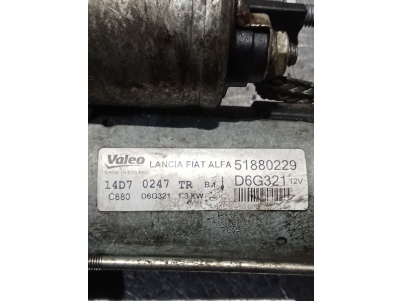Recambio de motor arranque para citroën nemo furgoneta/monovolumen (aa_) 1.3 bluehdi 80 referencia OEM IAM 51880229  10