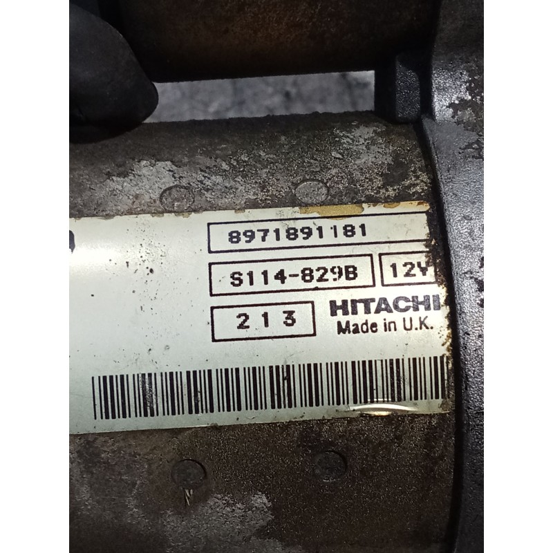 Recambio de motor arranque para opel combo furgoneta/monovolumen 1.7 di 16v referencia OEM IAM 8971891181 S114829B 01