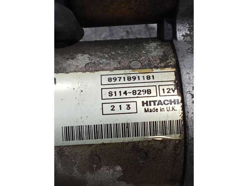 Recambio de motor arranque para opel combo furgoneta/monovolumen 1.7 di 16v referencia OEM IAM 8971891181 S114829B 01