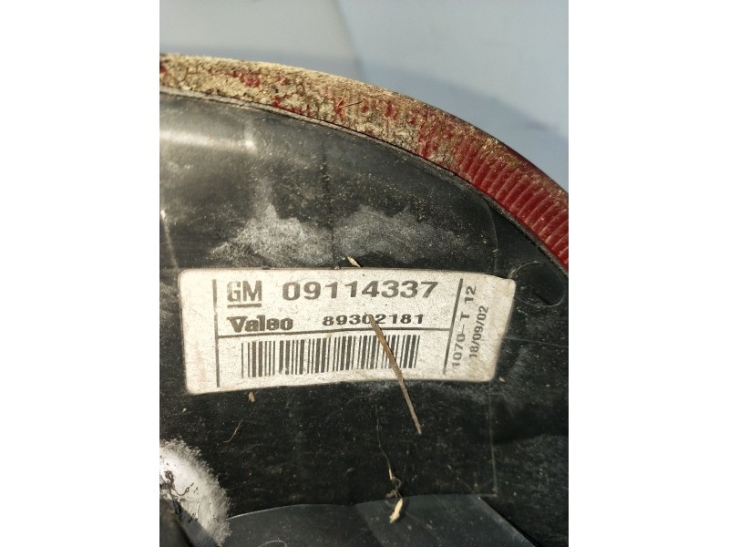 Recambio de piloto trasero derecho para opel corsa c (x01) 1.7 dti (f08, f68) referencia OEM IAM 09114337 89302181 2001