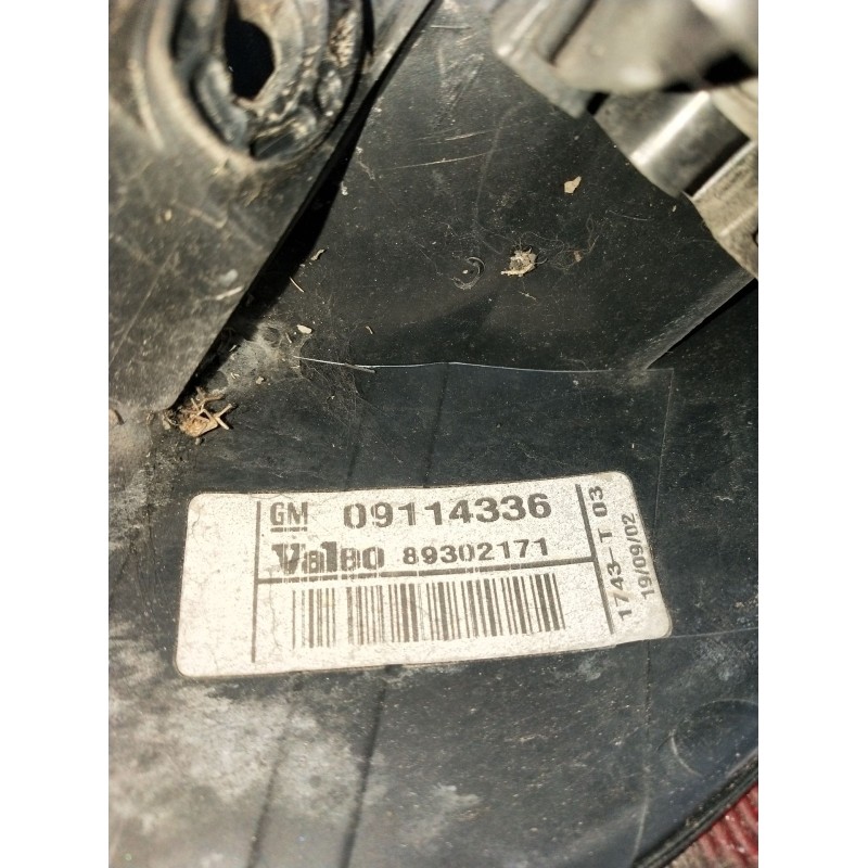 Recambio de piloto trasero izquierdo para opel corsa c (x01) 1.7 dti (f08, f68) referencia OEM IAM 09114336 89302171 2001