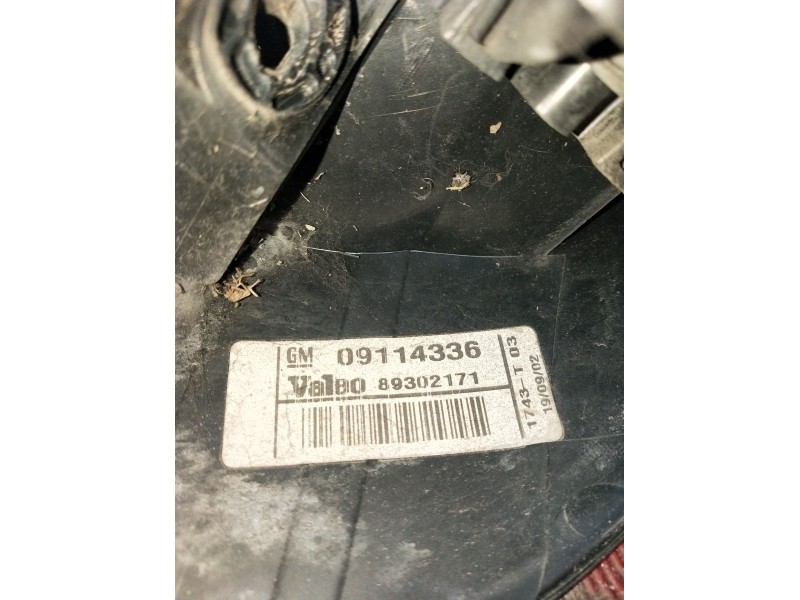 Recambio de piloto trasero izquierdo para opel corsa c (x01) 1.7 dti (f08, f68) referencia OEM IAM 09114336 89302171 2001