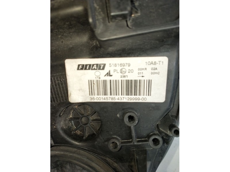 Recambio de faro izquierdo para fiat croma (194_) 1.9 d multijet (194axc1b, 194axc12) referencia OEM IAM 51816979  2005