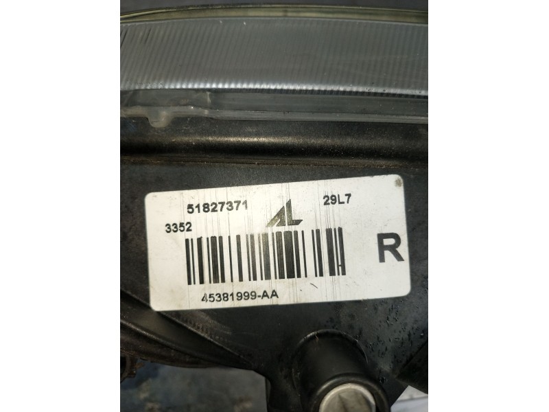 Recambio de faro antiniebla derecho para fiat croma (194_) 1.9 d multijet (194axc1b, 194axc12) referencia OEM IAM 51827371 45381