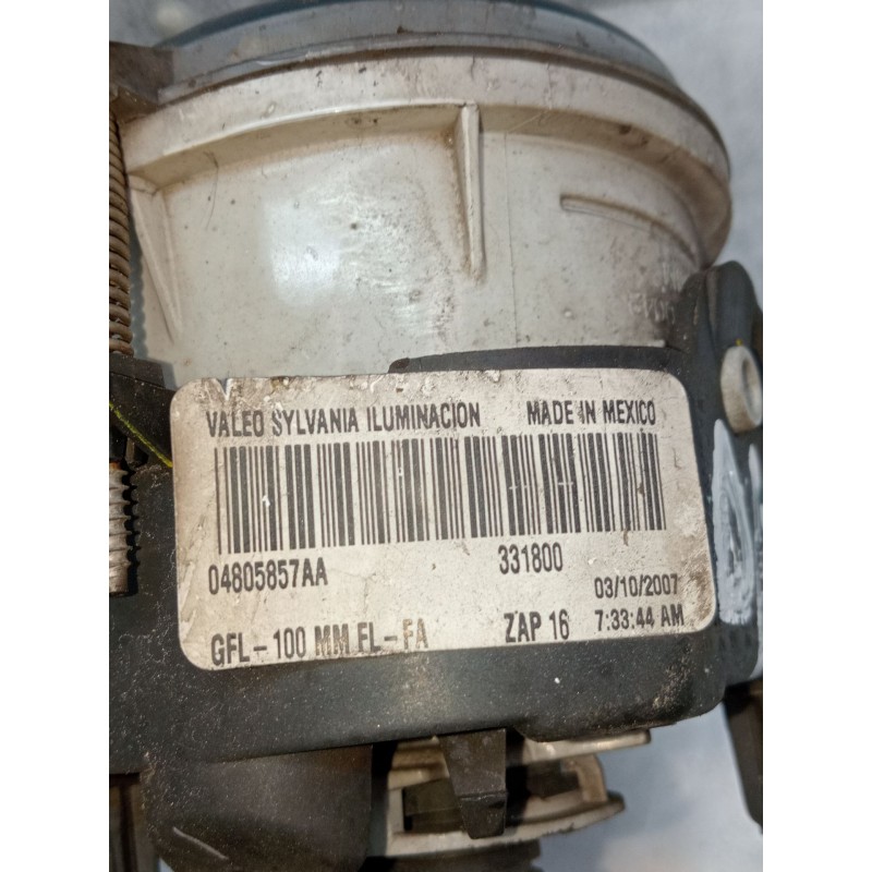 Recambio de faro antiniebla izquierdo para chrysler voyager iv (rg, rs) 2.5 crd referencia OEM IAM 04805857AA  2004