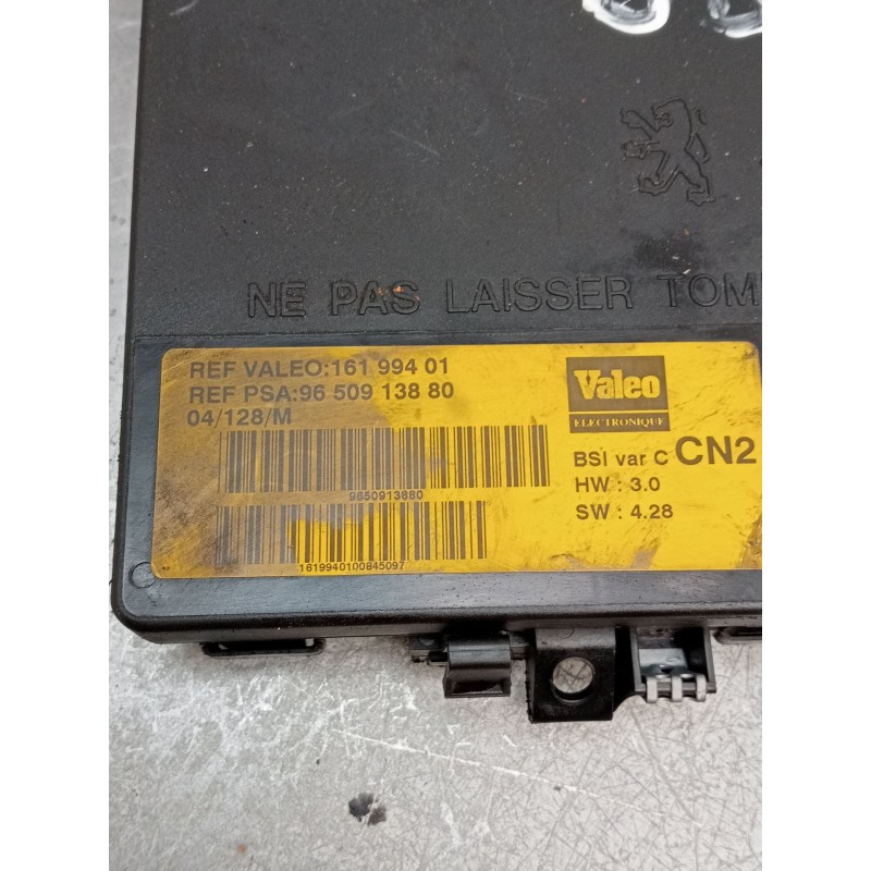 Recambio de caja reles / fusibles para citroën xsara coupé (n0) 2.0 hdi 90 referencia OEM IAM 9650913880 16199401 