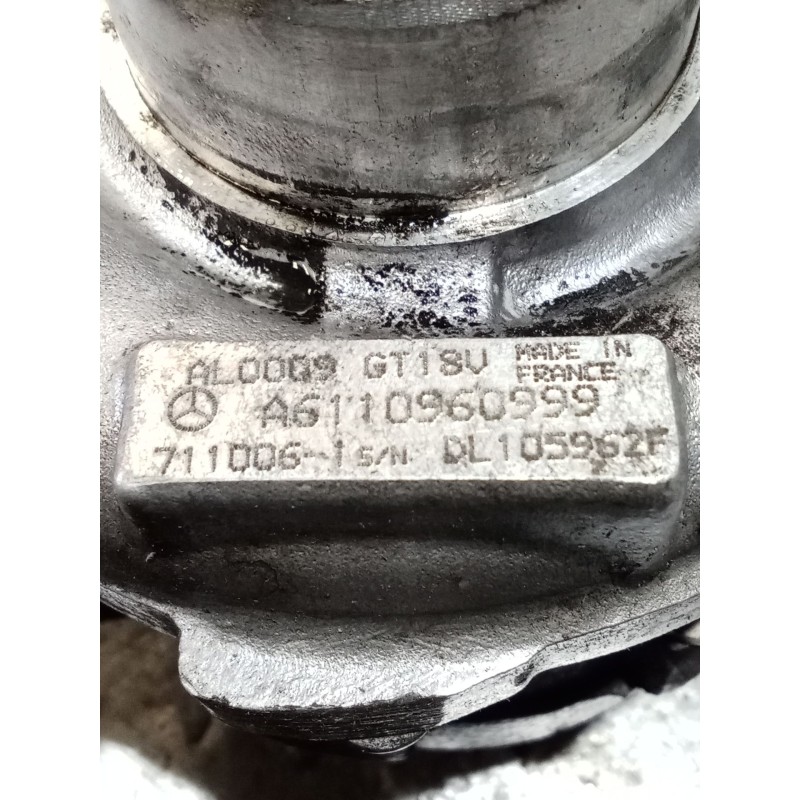 Recambio de turbocompresor para mercedes-benz clase c (w203) c 220 cdi (203.006) referencia OEM IAM A6110960999 7110061 00