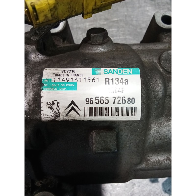 Recambio de compresor aire acondicionado para peugeot 407 (6d_) 1.6 hdi 110 (6d9hzc, 6d9hyc) referencia OEM IAM 9656572680  04