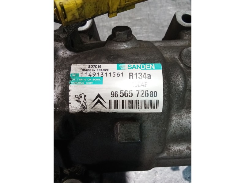 Recambio de compresor aire acondicionado para peugeot 407 (6d_) 1.6 hdi 110 (6d9hzc, 6d9hyc) referencia OEM IAM 9656572680  04
