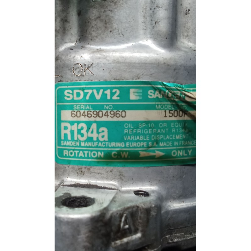 Recambio de compresor aire acondicionado para peugeot 306 hatchback (7a, 7c, n3, n5) 1.6 referencia OEM IAM   97
