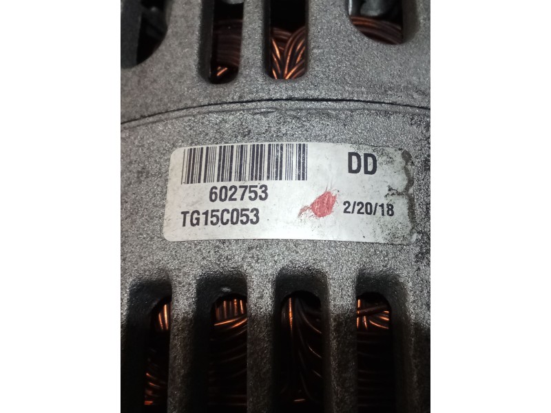 Recambio de alternador para peugeot 407 (6d_) 1.6 hdi 110 (6d9hzc, 6d9hyc) referencia OEM IAM 439454 TG15C053 602753