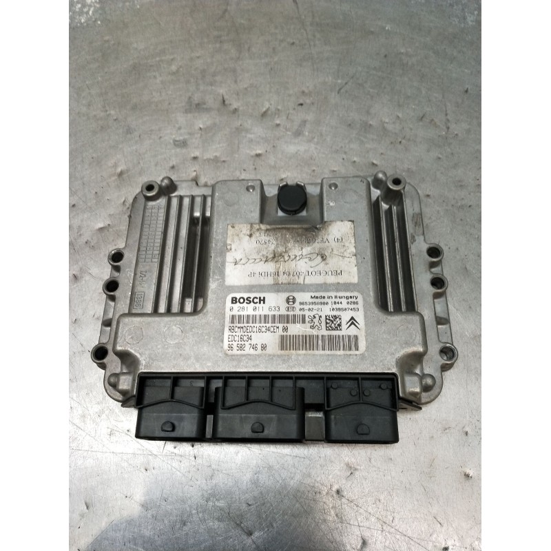 Recambio de centralita motor uce para peugeot 407 (6d_) 1.6 hdi 110 (6d9hzc, 6d9hyc) referencia OEM IAM 9653958980 9658274680 ED