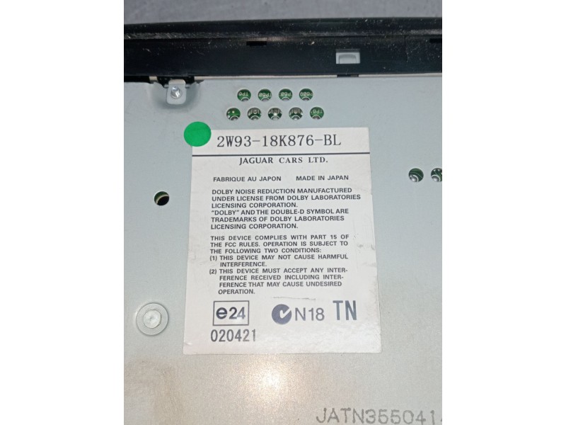 Recambio de sistema audio / radio cd para jaguar xj 2.7 d xj6 executive referencia OEM IAM 2W9318K876BL  2005