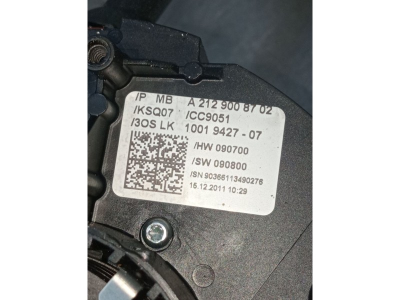 Recambio de mando luces para mercedes-benz clase e (w212) lim. e 200 cdi be dynamic edition (212.005) referencia OEM IAM A212900
