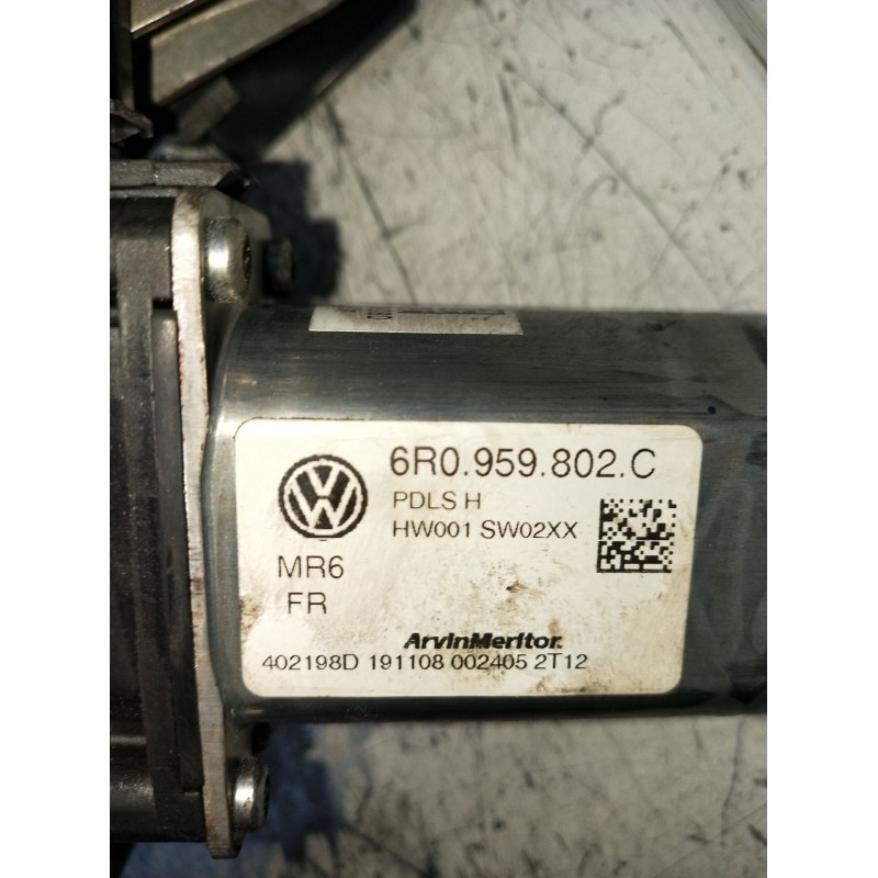 Recambio de elevalunas delantero derecho para seat ibiza iv (6j5, 6p1) 1.9 tdi referencia OEM IAM 6R0959802C 5P 2008