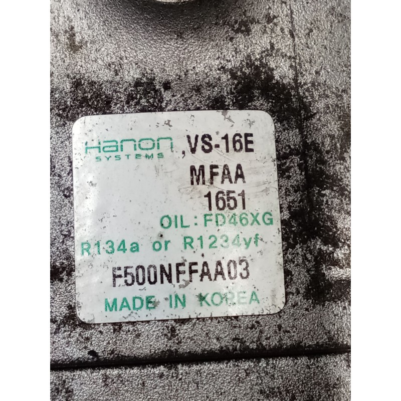 Recambio de compresor aire acondicionado para hyundai tucson (tl, tle) 1.6 gdi referencia OEM IAM 97701D7300 F500NFFAA03 15