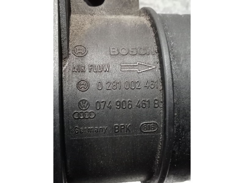 Recambio de caudalimetro para seat altea (5p1) 2.0 tdi 16v referencia OEM IAM 0281002461 0749064618 03