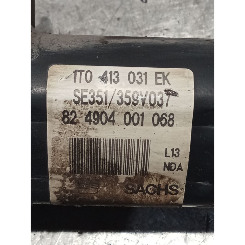 Recambio de amortiguador delantero derecho para seat altea (5p1) 2.0 tdi 16v referencia OEM IAM 1T0413031EK 824904001068 03