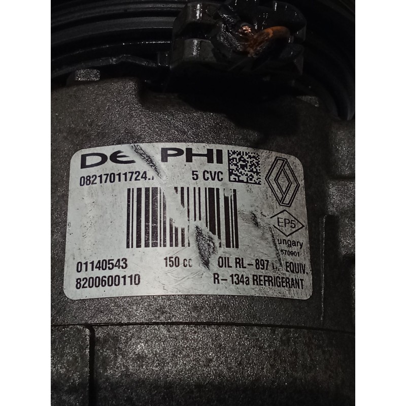 Recambio de compresor aire acondicionado para renault megane ii sedán (lm0/1_) 1.5 dci (lm1e) referencia OEM IAM 8200600110 0114