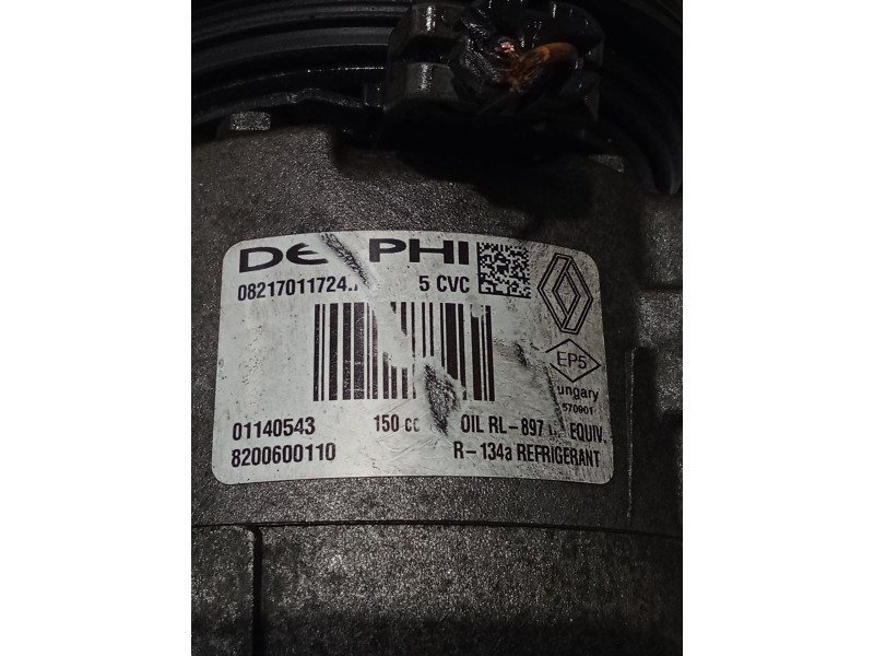 Recambio de compresor aire acondicionado para renault megane ii sedán (lm0/1_) 1.5 dci (lm1e) referencia OEM IAM 8200600110 0114