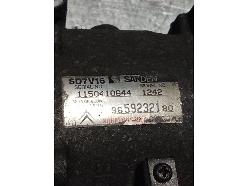 Recambio de compresor aire acondicionado para citroën xsara picasso (n68) 1.6 hdi referencia OEM IAM 9659232180 1242 04