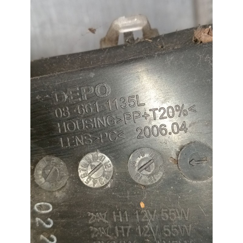 Recambio de faro izquierdo para fiat doblo furgoneta/monovolumen (223_) 1.9 d (223zxb1a) referencia OEM IAM 086611135L  2001