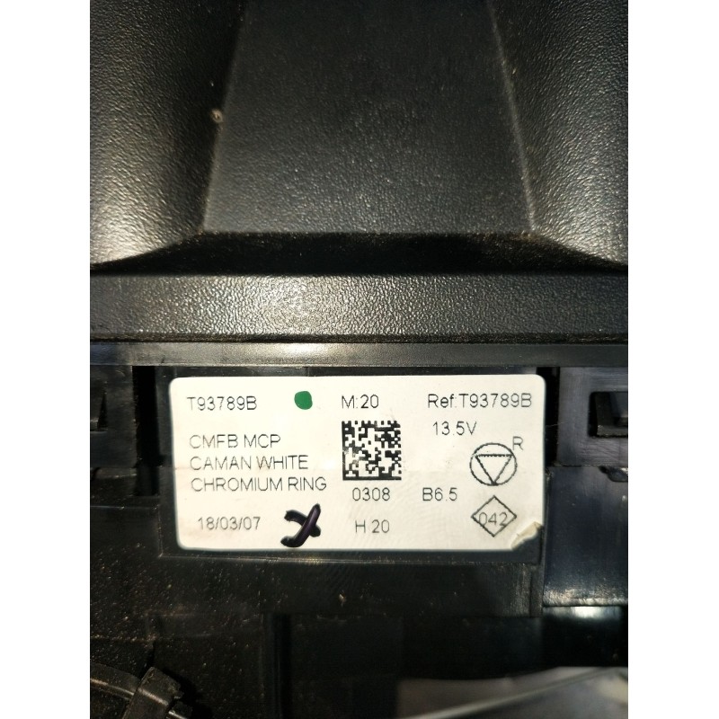 Recambio de mando calefaccion / aire acondicionado para dacia duster (hm_) 1.2 tce 125 4x4 (hmma) referencia OEM IAM T93789B  20