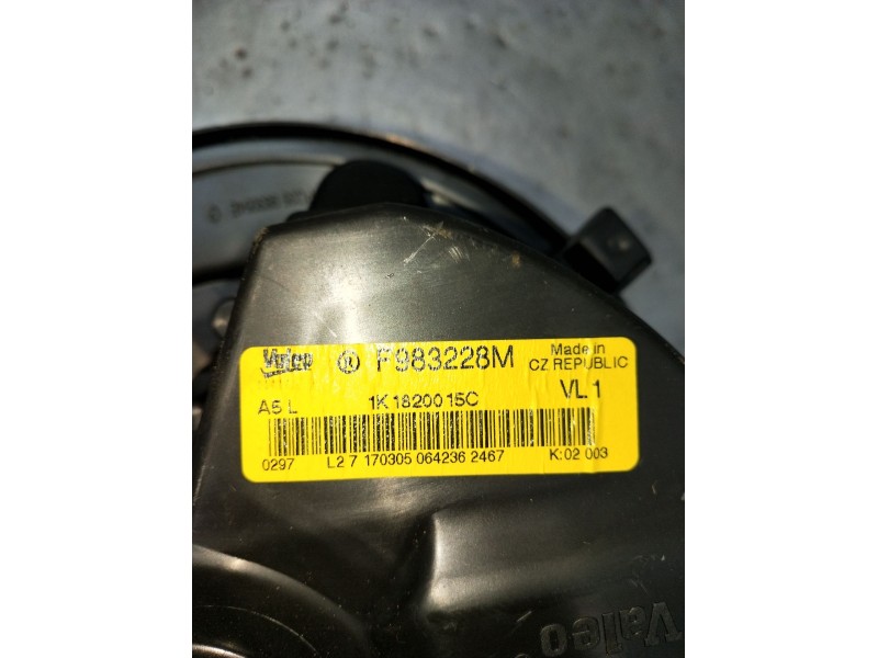 Recambio de motor calefaccion para seat altea (5p1) 2.0 tdi 16v referencia OEM IAM 1K1820015C  2004