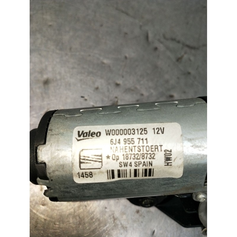 Recambio de motor limpia trasero para seat ibiza iv (6j5, 6p1) 1.9 tdi referencia OEM IAM 6J4955711 W000003125 2008