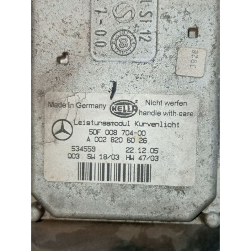 Recambio de faro derecho para mercedes-benz clk (c209) clk 320 cdi (209.320) referencia OEM IAM A0028206026 XENON 5DF00870400 5D